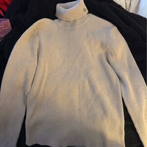 Lauren Ralph Lauren Beige Cotton Sweater